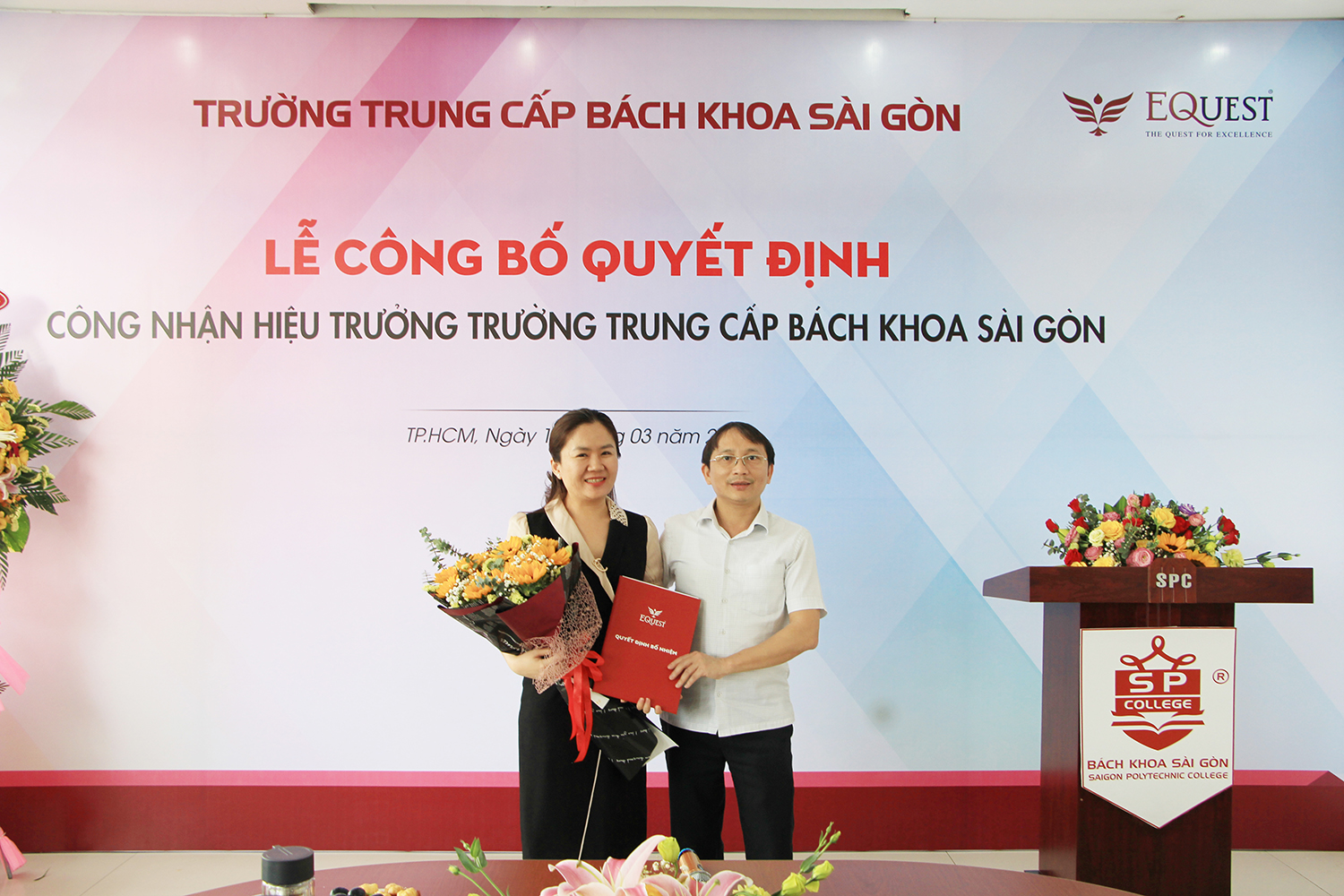 bách khoa sài gòn bổ nhiệm tân Hiệu trưởng