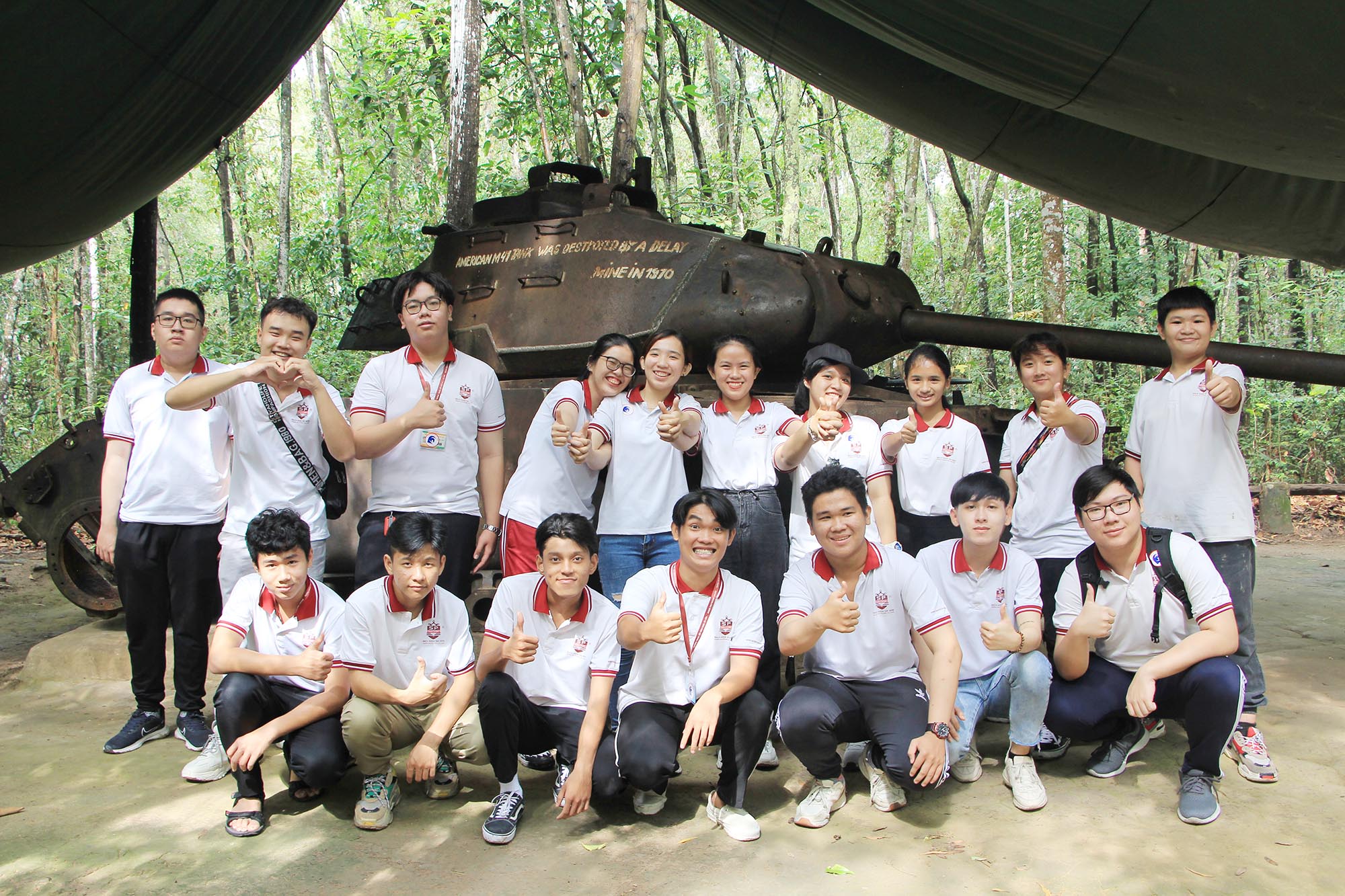 Học sinh ngành Hướng dẫn du lịch tại Trường TC Bách Khoa Sài Gòn