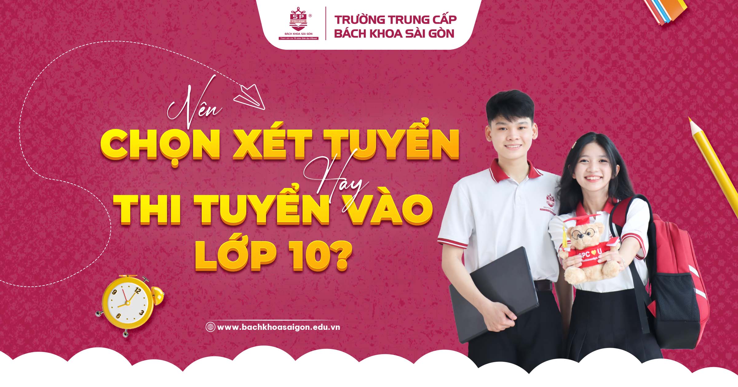 nen chon xet tuyen hay thi tuyen vao lop 10