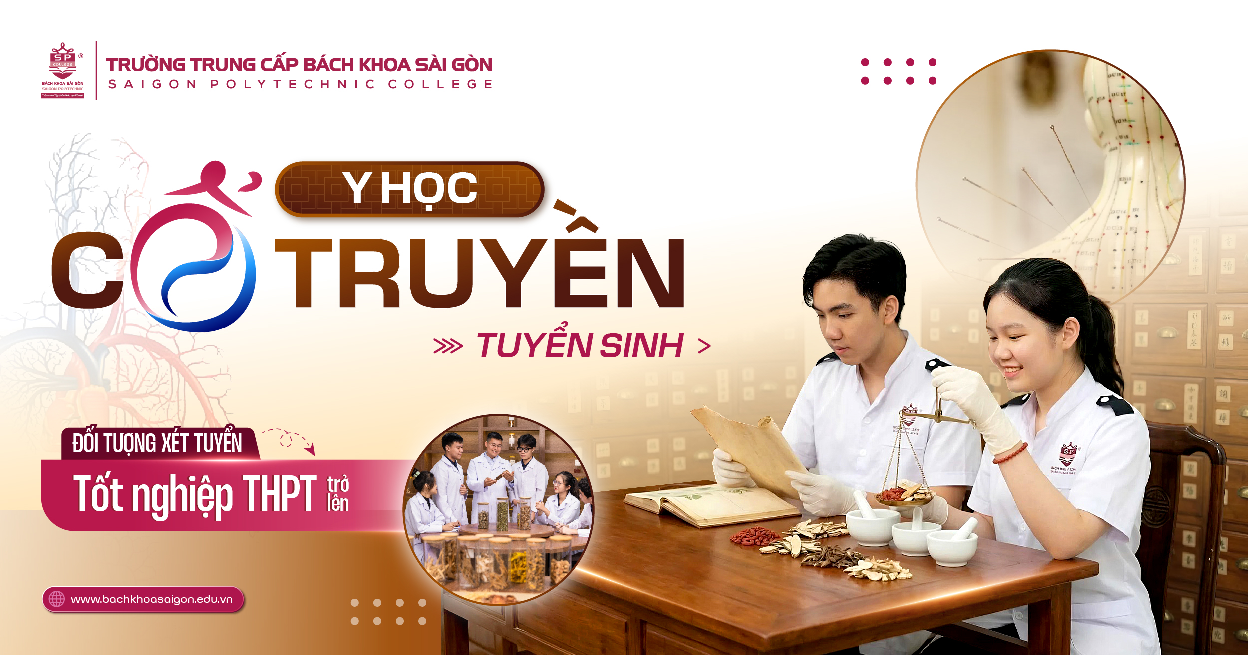 tuyển sinh trung cấp ngành y học cổ truyền