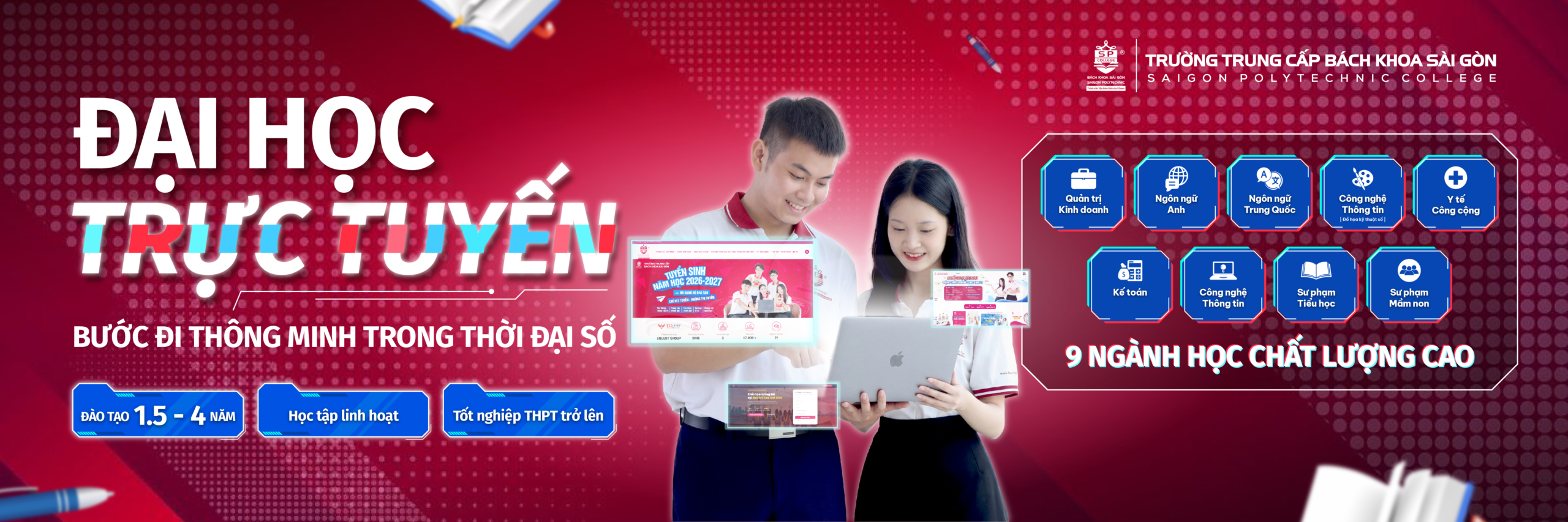 Banner Tuyển Sinh Bách Khoa Sài Gòn
