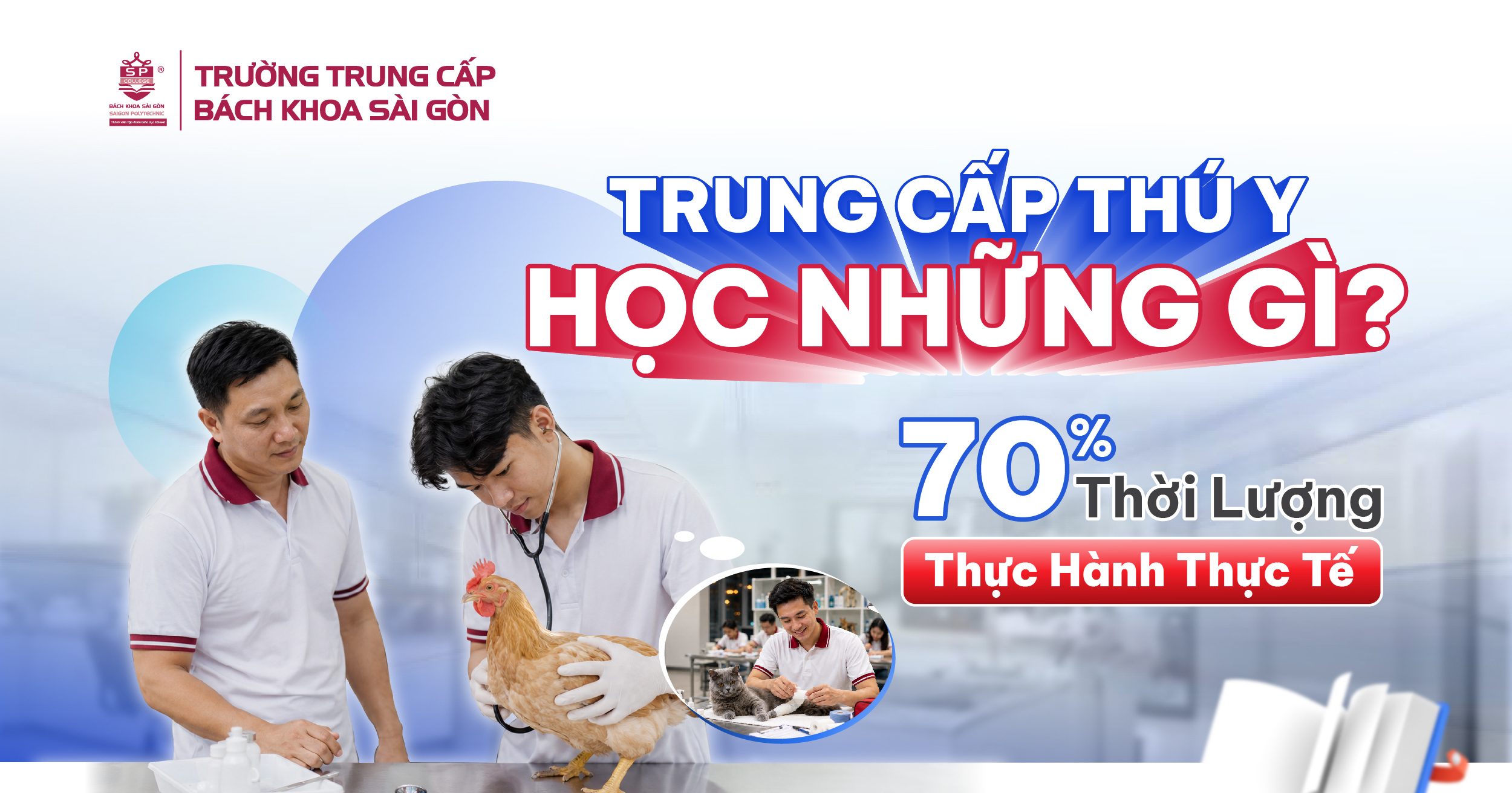 Ngành Trung cấp Thú y học những môn gì? Review chương trình học thực tế