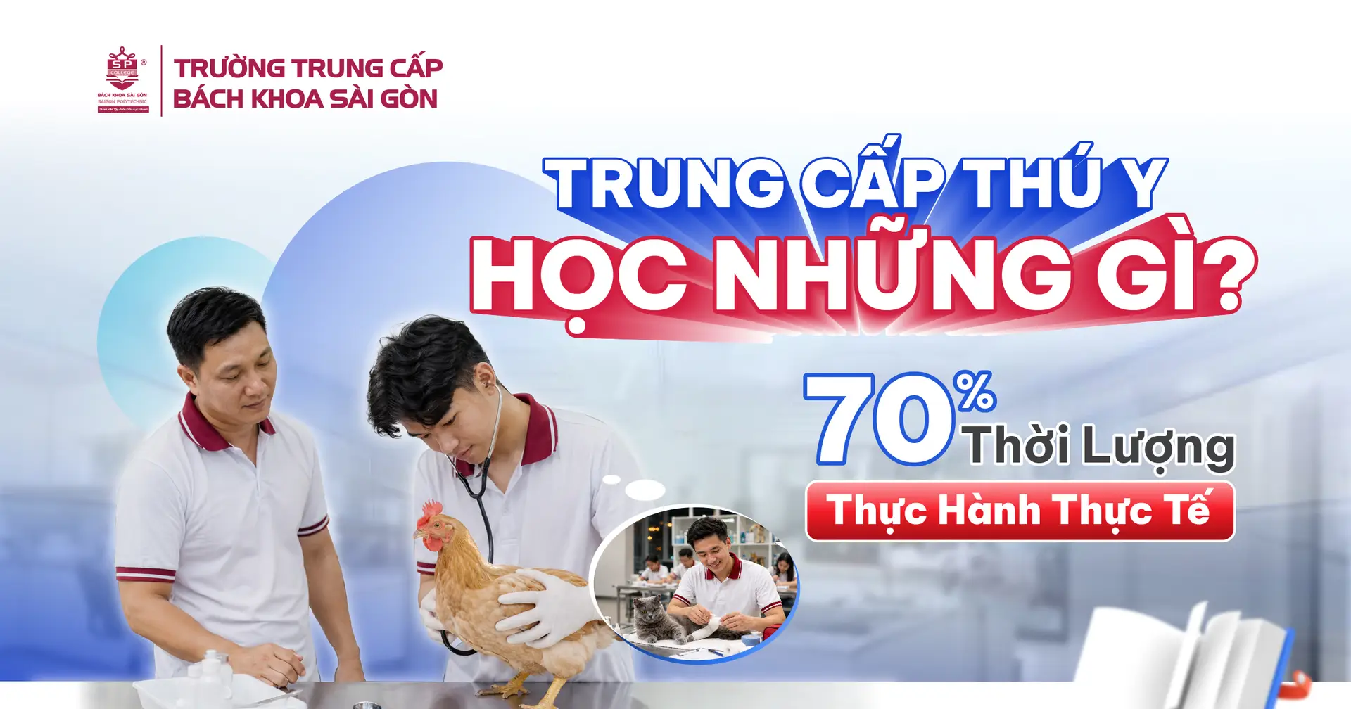 Ngành Trung cấp Thú y học những môn gì? Review chương trình học thực tế