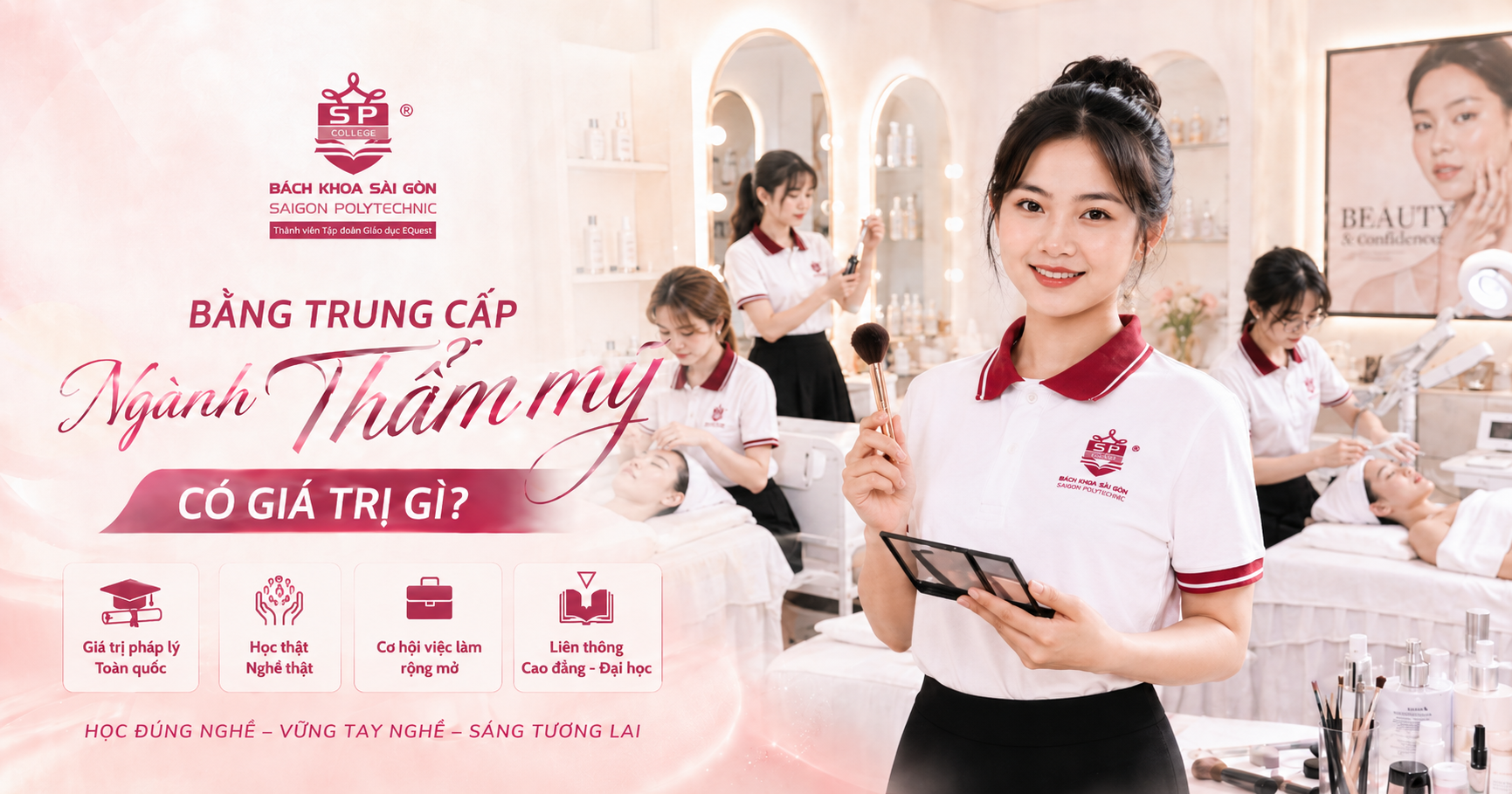 trung cấp ngành thẩm mỹ và chăm sóc sắc đẹp