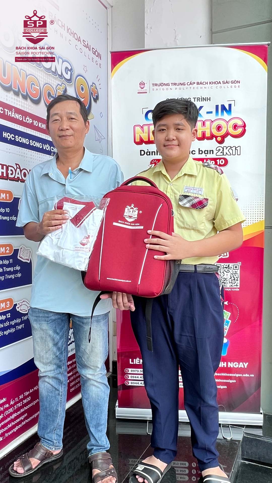 Check-in nhập học diễn ra thứu 5 và chủ nhật hàng tuần 